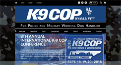 Desktop Screenshot of k9copmagazine.com