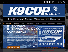 Tablet Screenshot of k9copmagazine.com